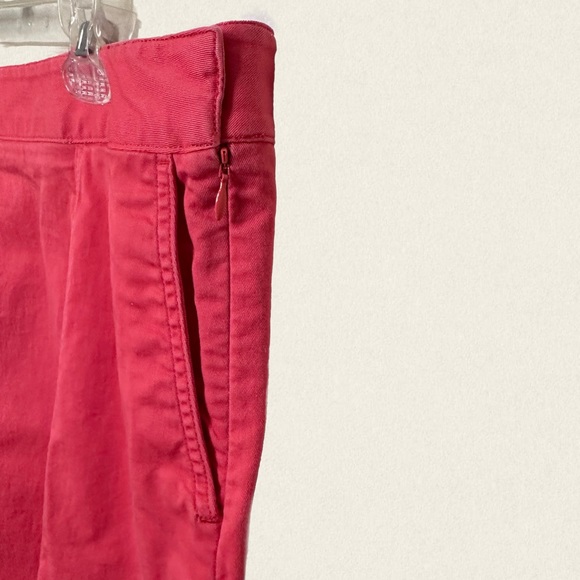 L.L. Bean Cotton A-Line Pink/Coral Skirt. - Picture 3 of 8